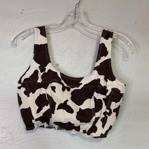 Lone Star cow tank top